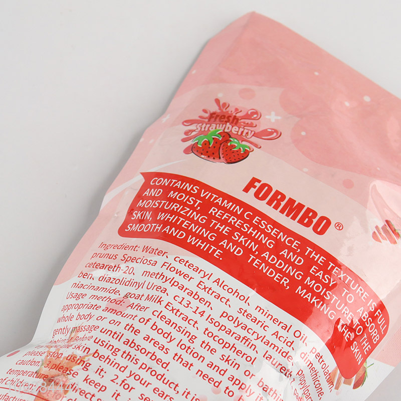 Hot selling strawberry whitening body lotion for summer