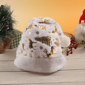Top selling golden christmas hat Santa hat wholesale