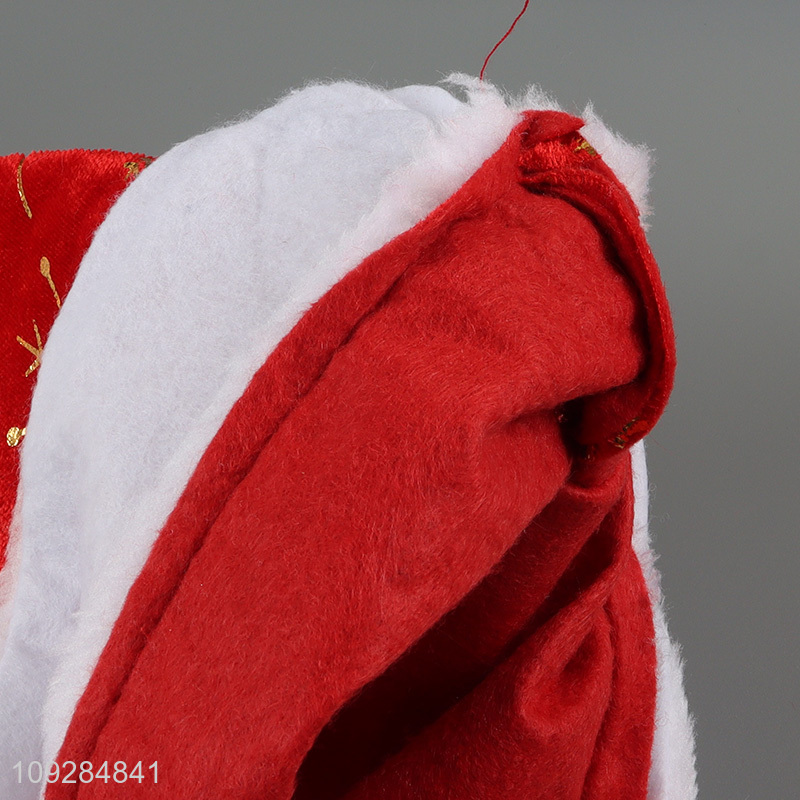 Online wholesale red christmas hat Santa hat