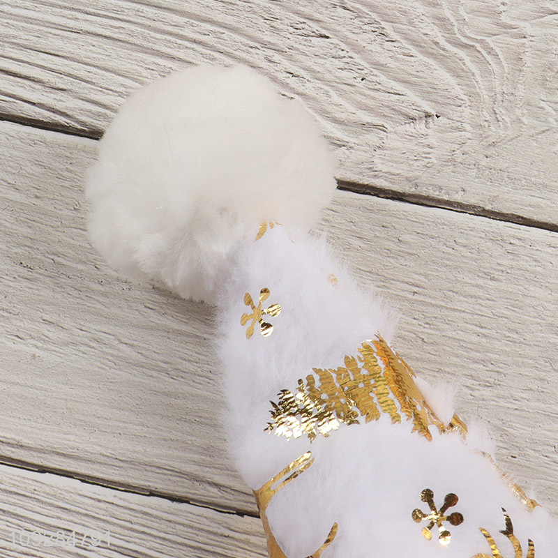 Top selling golden christmas hat Santa hat wholesale