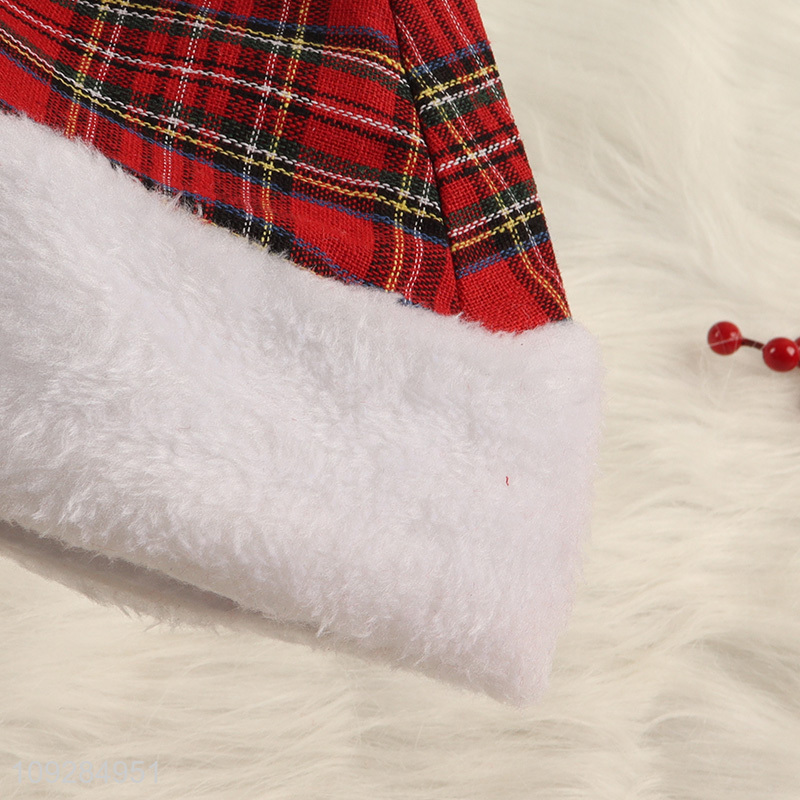 Factory supply polyester party christmas hat Santa hat