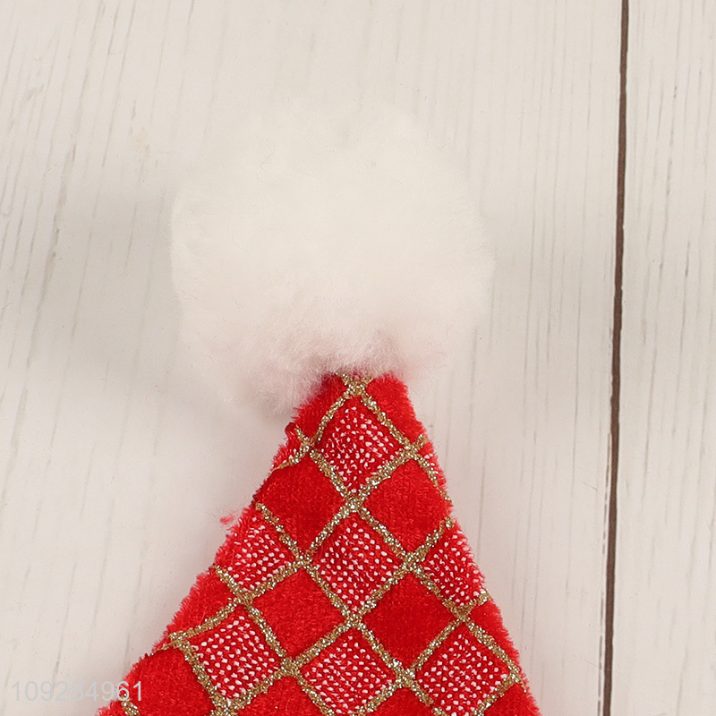 Top sale polyester party supplies christmas hat Santa hat