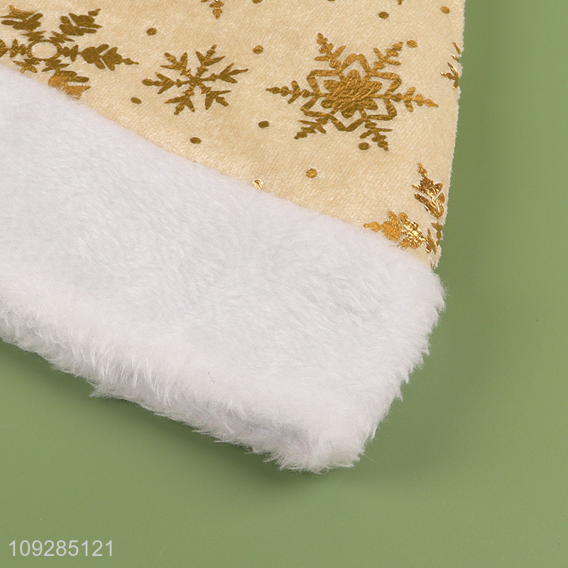 Factory direct sale multicolor christmas hat Santa hat wholesale