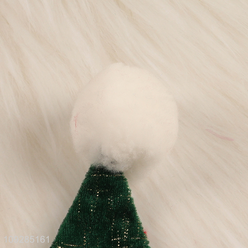 Low price plush christmas hat Santa hat for party supplies