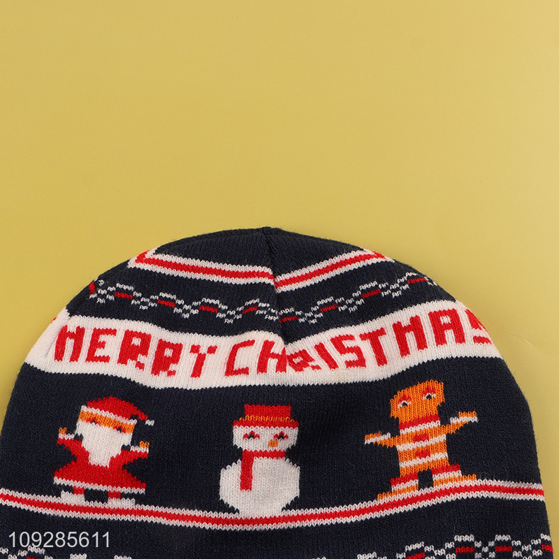 Top selling christmas series knitted hat beanies hat wholesale