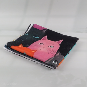 Popular products cartoon printed polyester quick dry beach towel