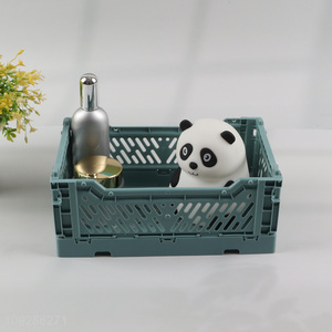 Popular products home folding plastic storage basket