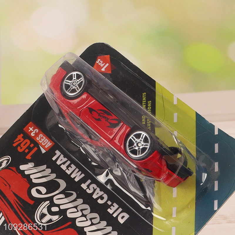 Good selling kids iecast model car sliding toys wholesale