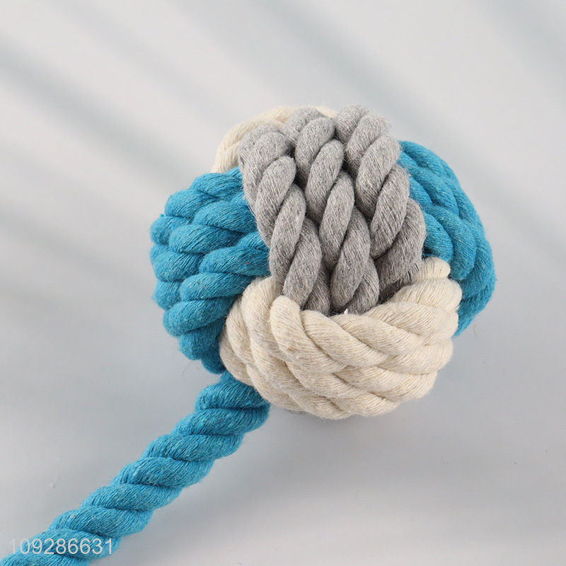 Good quality pet chew toys teething toys cotton rope toys