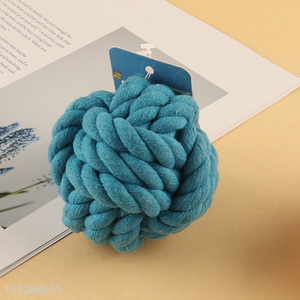 Top selling cotton rope pet chew toys teething toys wholesale