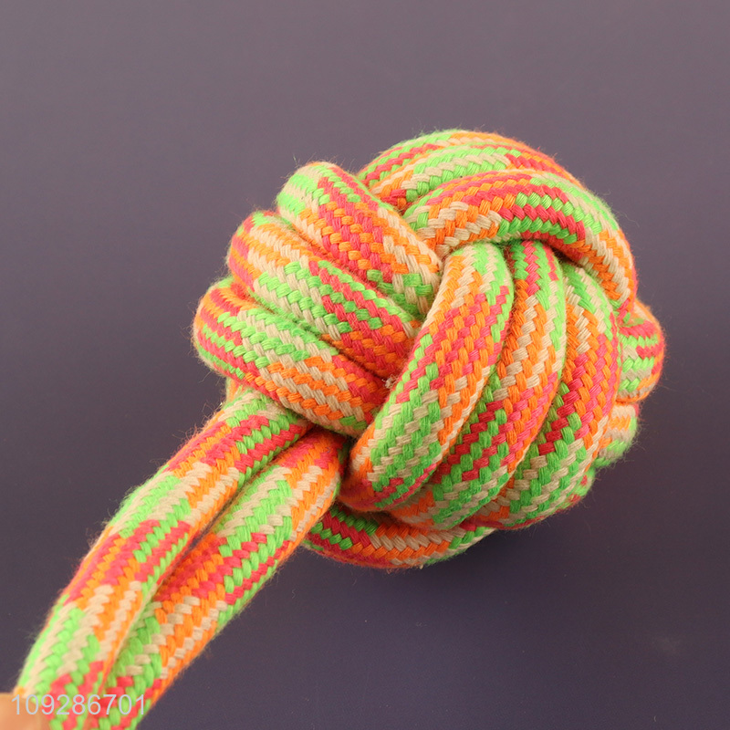 China wholesale cotton rope pet chew toys teething toys