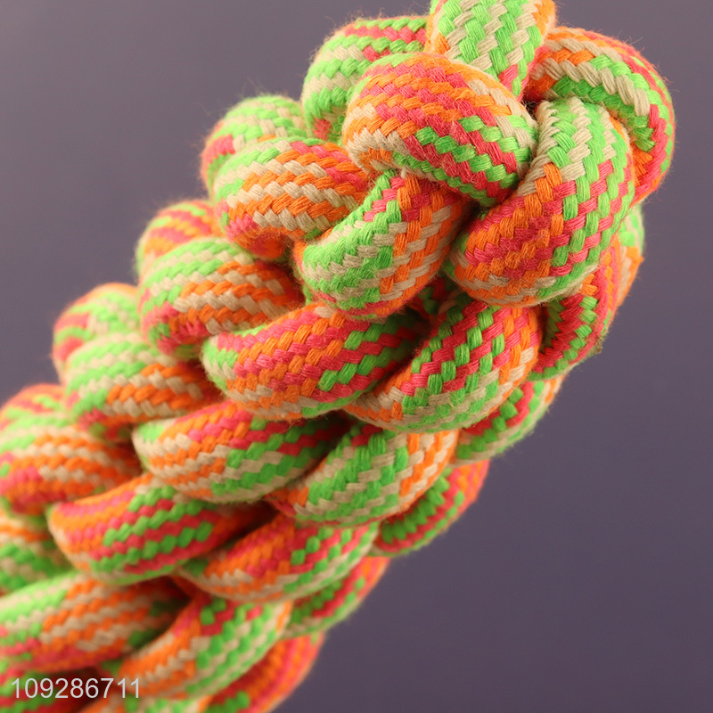 Top quality cotton rope pet chew toys teething toys for sale