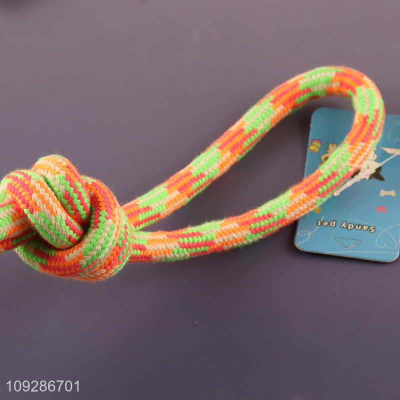 China wholesale cotton rope pet chew toys teething toys