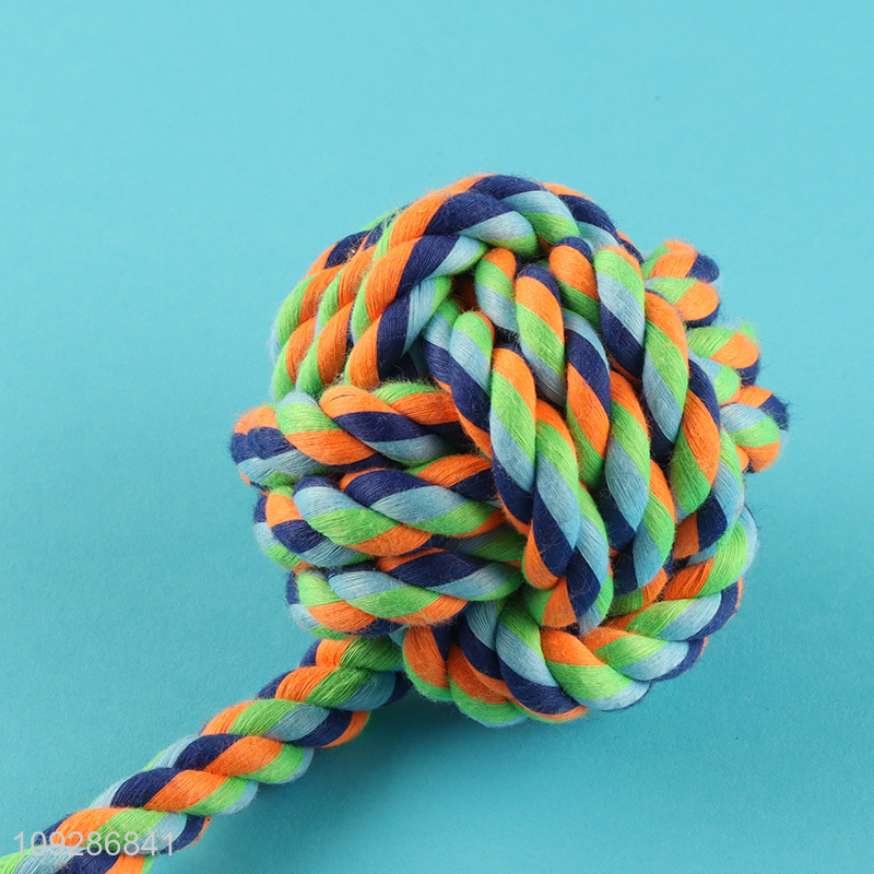 Best sale cotton rope pet chew toys teething toys wholesale