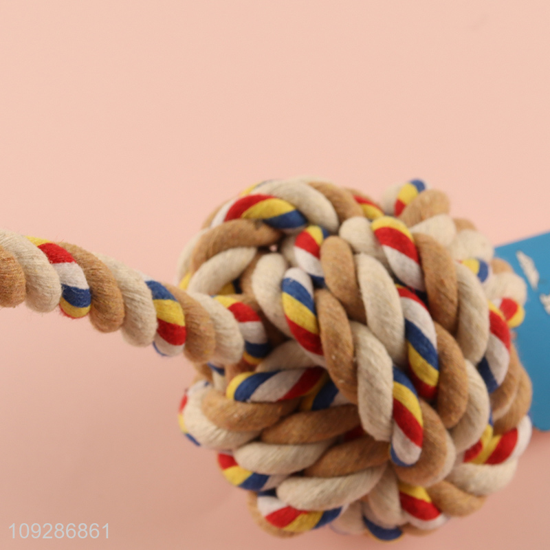 Hot items pet chew toys teething toys cotton rope toys