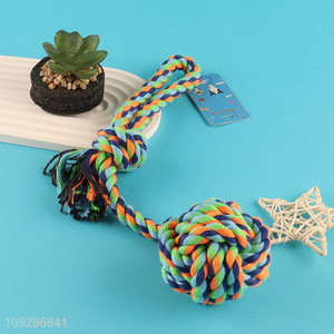 Best sale cotton rope pet chew toys teething toys wholesale