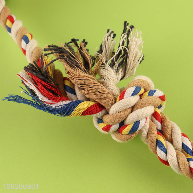 Hot products cotton tope pet chew toys teething toys