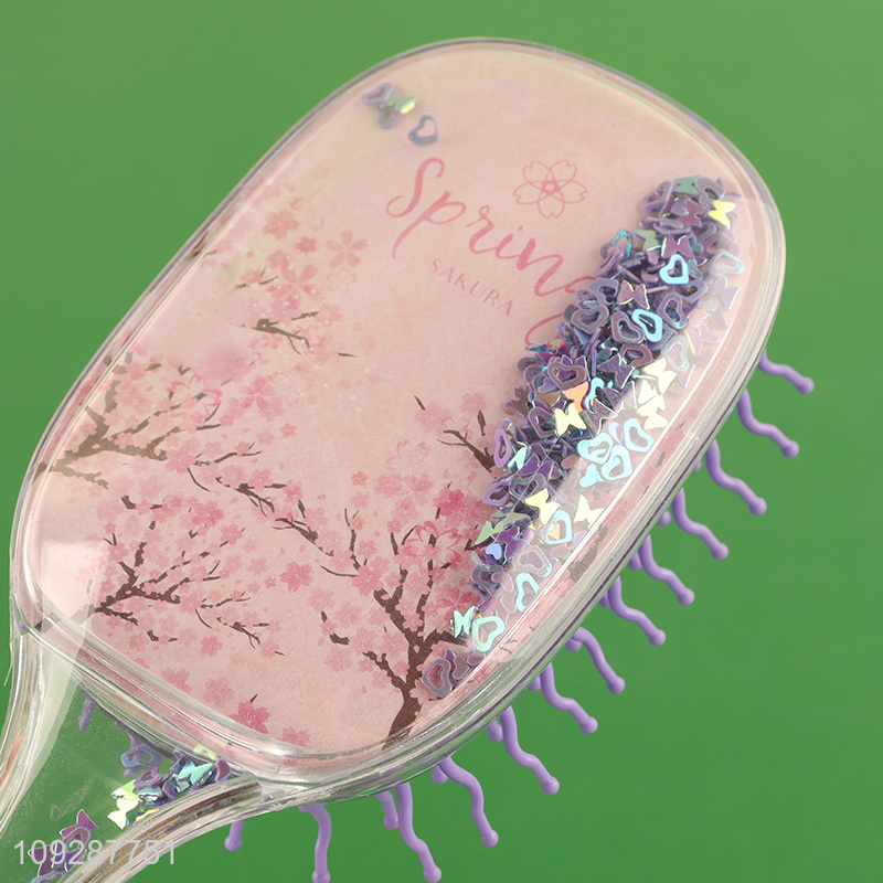 Top selling wide teeth massage hair comb hair brush