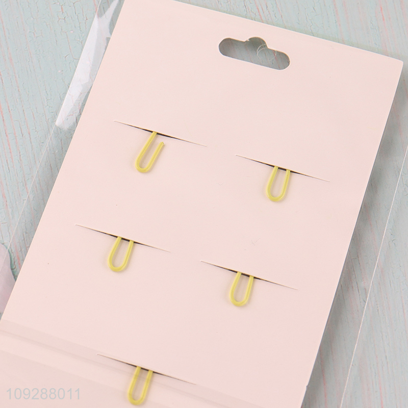 Factory price creative 5pcs iron paper clips set