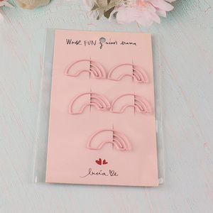 Good selling 5pcs paper clips set bookmark for school office