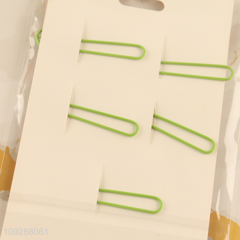 China products 5pcs iron paper clips set for stationery