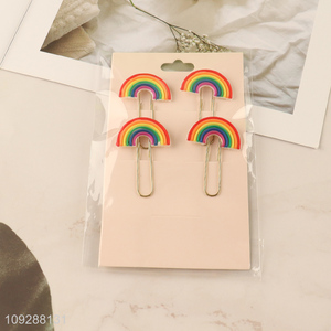 Popular products 4pcs school office iron paper clips set