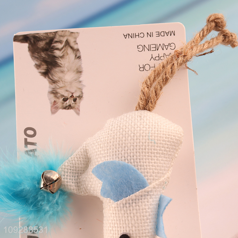 Hot selling cat toy pet chew toy with bell