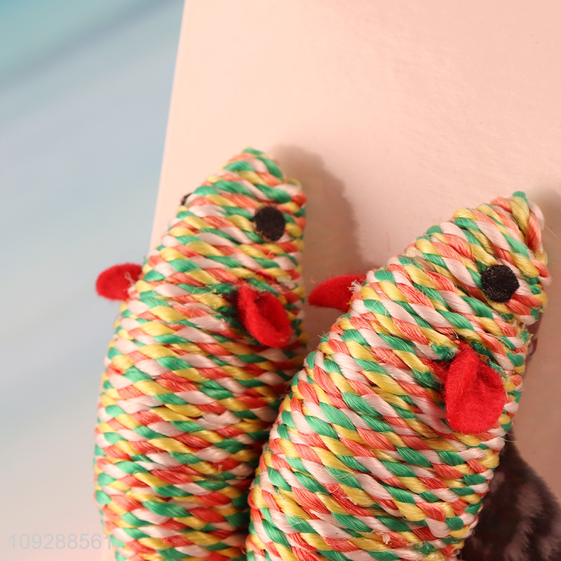 Low price mouse shape cat interactive toys cat teaser toys