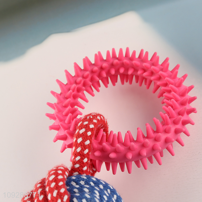 Factory price bite-resistant pet chew toys teething toys