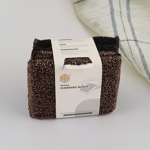 Top products 4pcs kitchen dish washing cleaning scouring pad