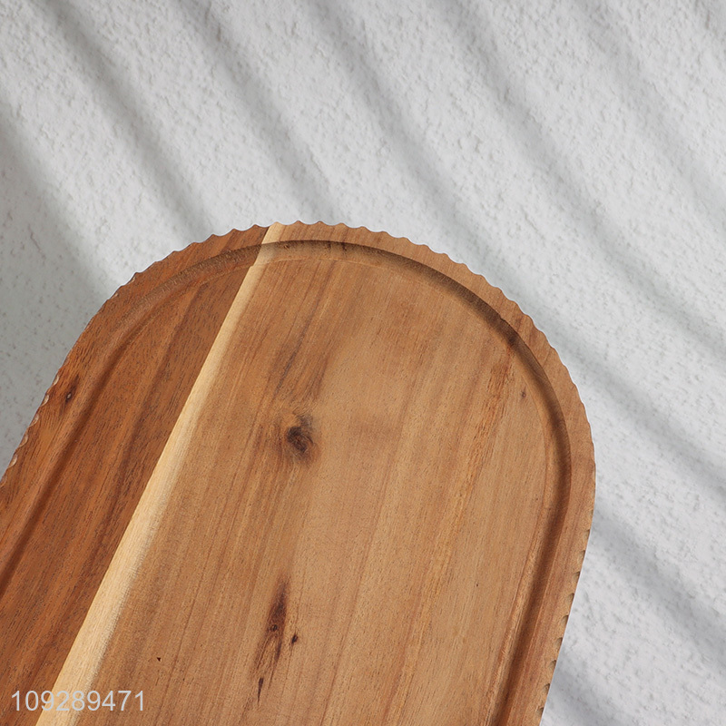 Hot selling home restaurant bamboo dessert plate wholesale