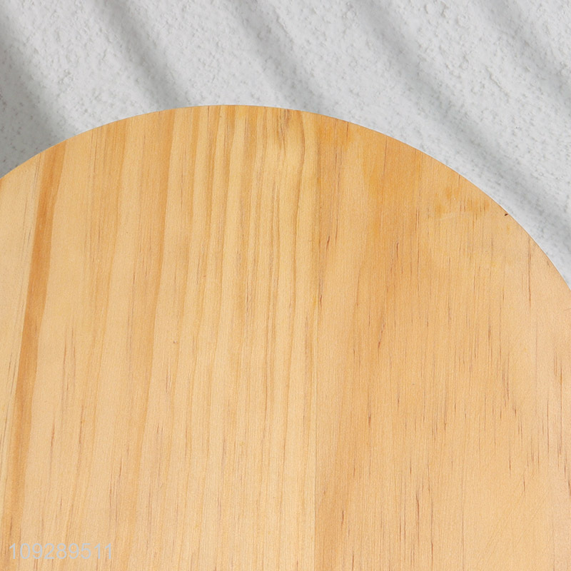 New arrival round bamboo dessert plate tableware plate