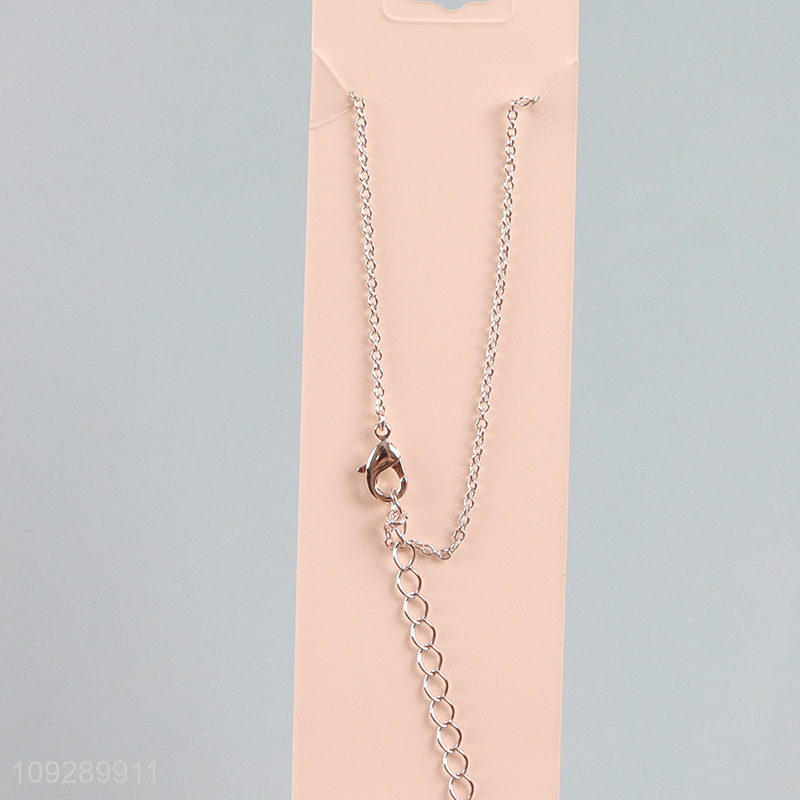 Best selling cross decorative copper necklace fashion jewelry