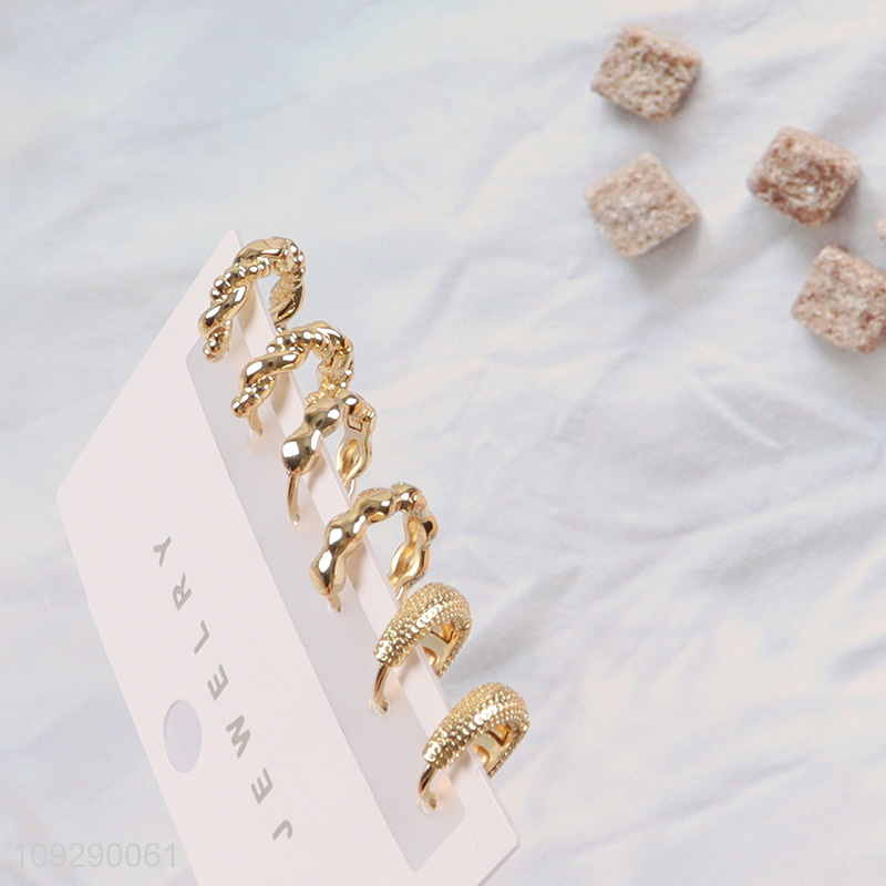 Latest products fashion jewelry earrings ear studs set for women