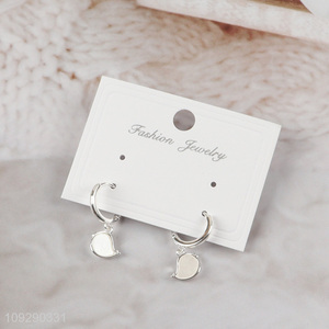 Popular products silver fashion jewelry earrings ear studs