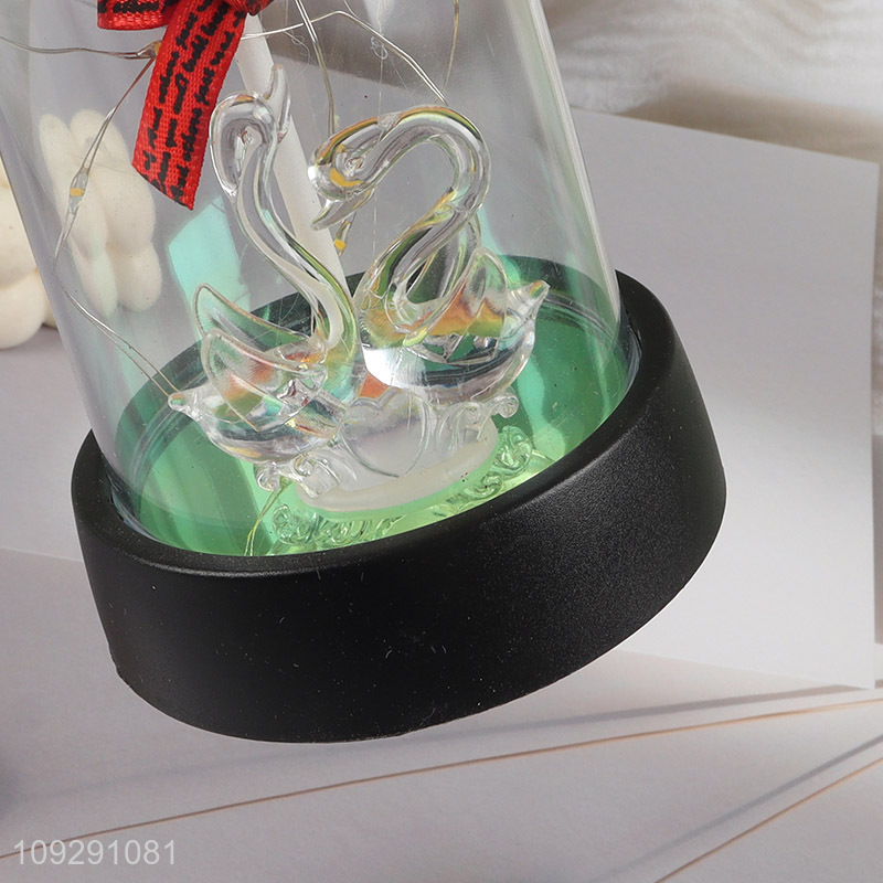 Factory wholesale ornament Valentine's Day gift with lights