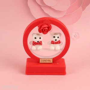 Latest products bear ornament Valentine's Day gift for tabletop