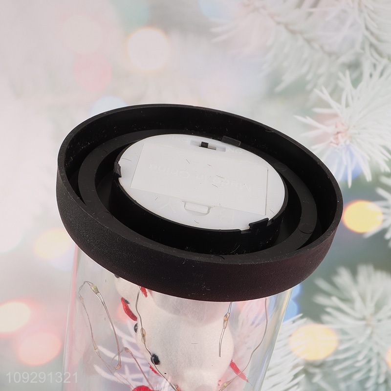 Good selling bear ornament lights Valentine's Day gift with cover