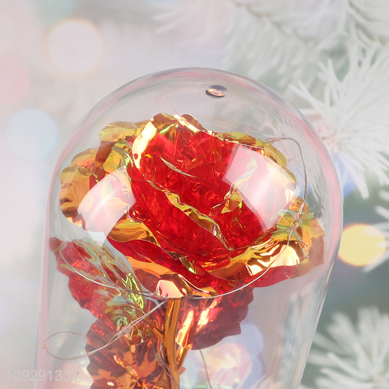 Most popular rose flower ornament lights Valentine's Day gift