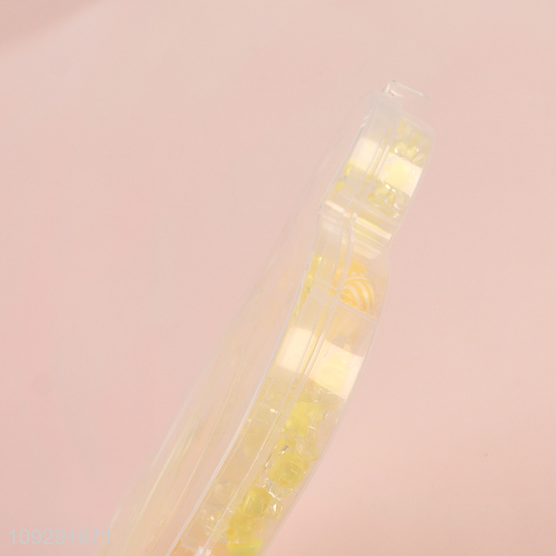 China factory yellow diy jewelry toys bead toys for kids