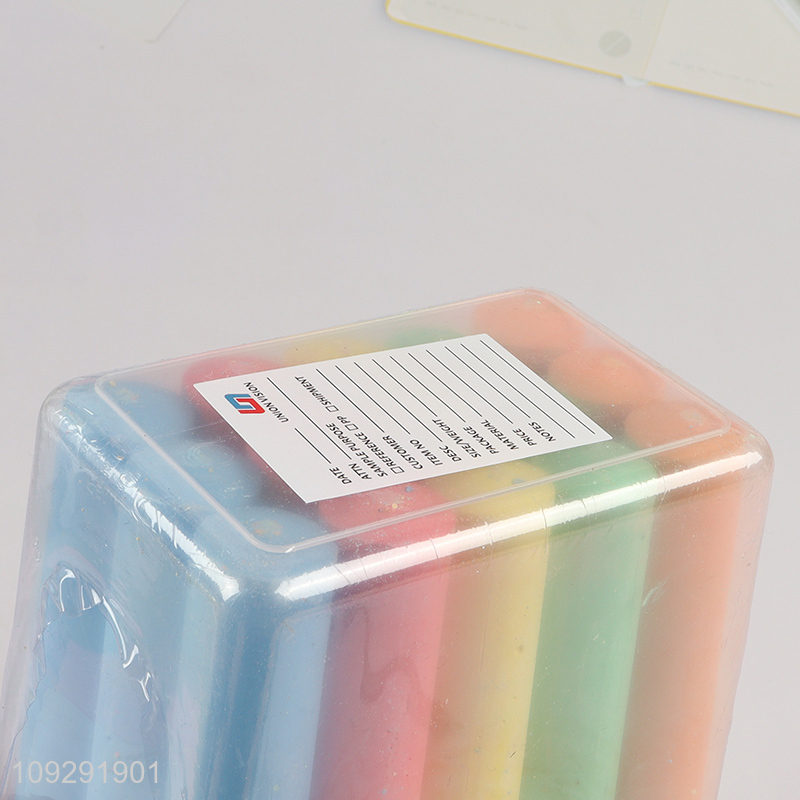 Yiwu market 15pcs non-toxic multicolor chalk set