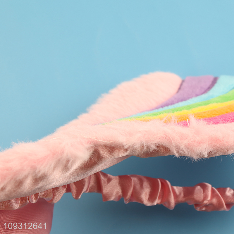 Hot items rainbow color travel sleeping eye mask