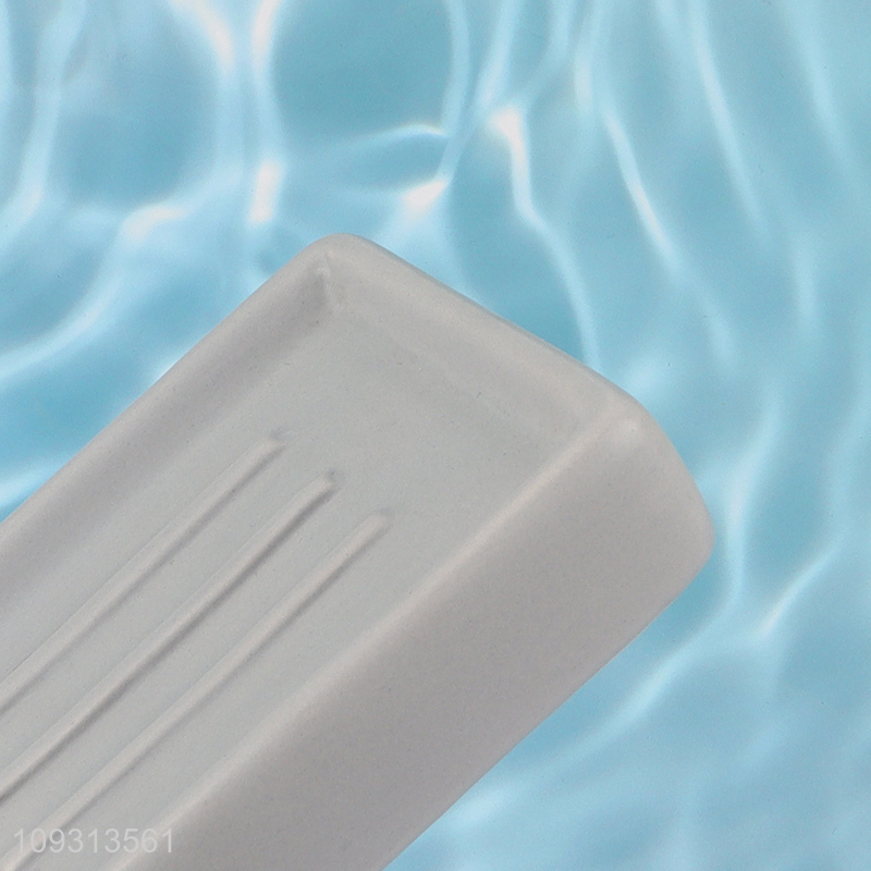 Hot selling non-slip bathroom accessories ceramic soap holder