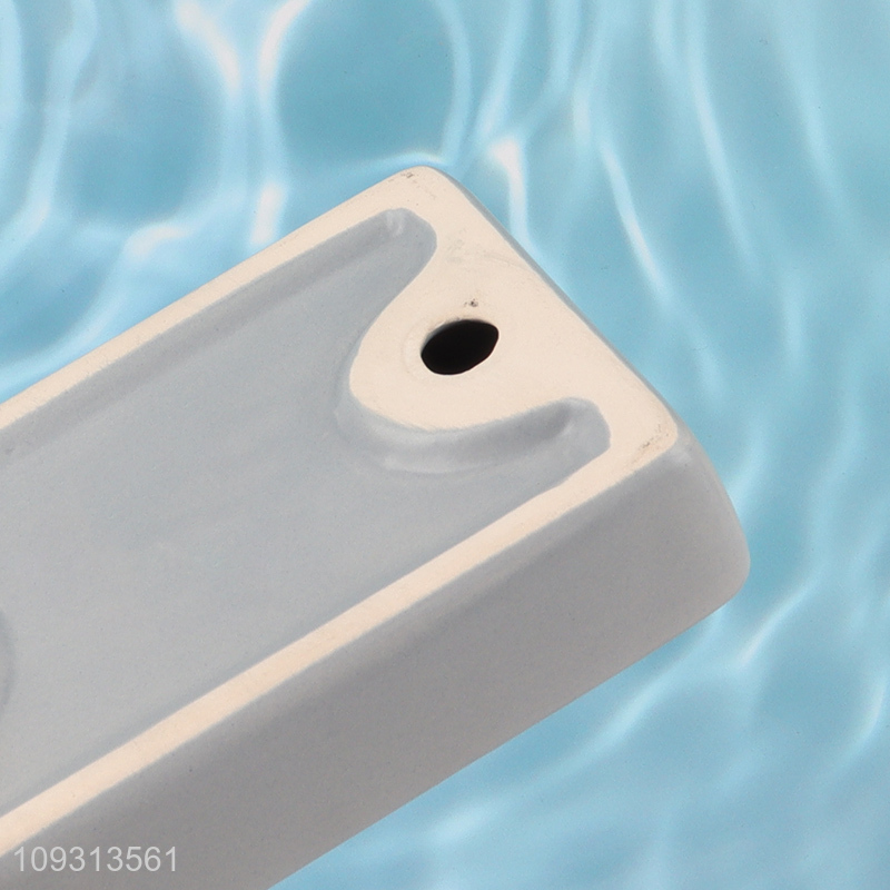 Hot selling non-slip bathroom accessories ceramic soap holder