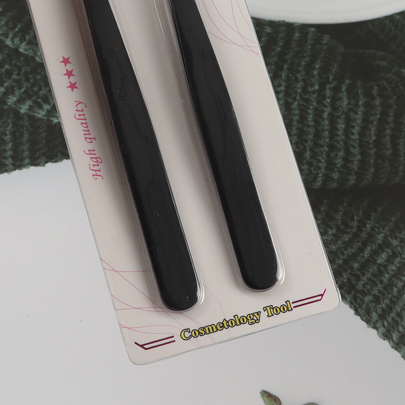 Factory wholesale 2pcs eyebrow tweezers makeup tool set
