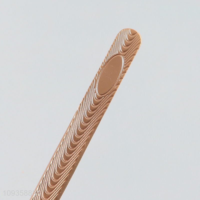China supplier golden makeup tool false eyelash tweezers