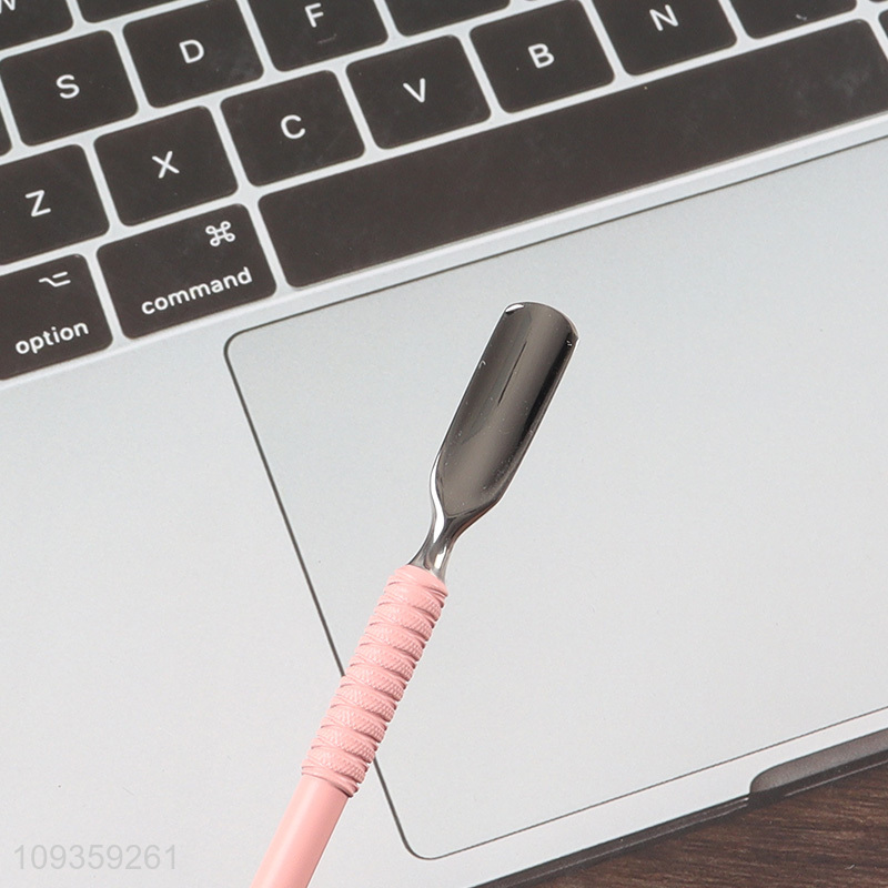 New product double-ended nail cuticle pusher for sale