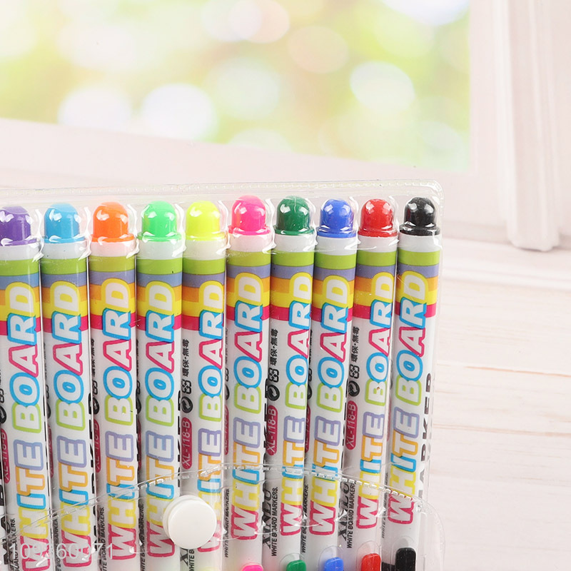 New arrival 12pcs non-toxic whiteboard marker set