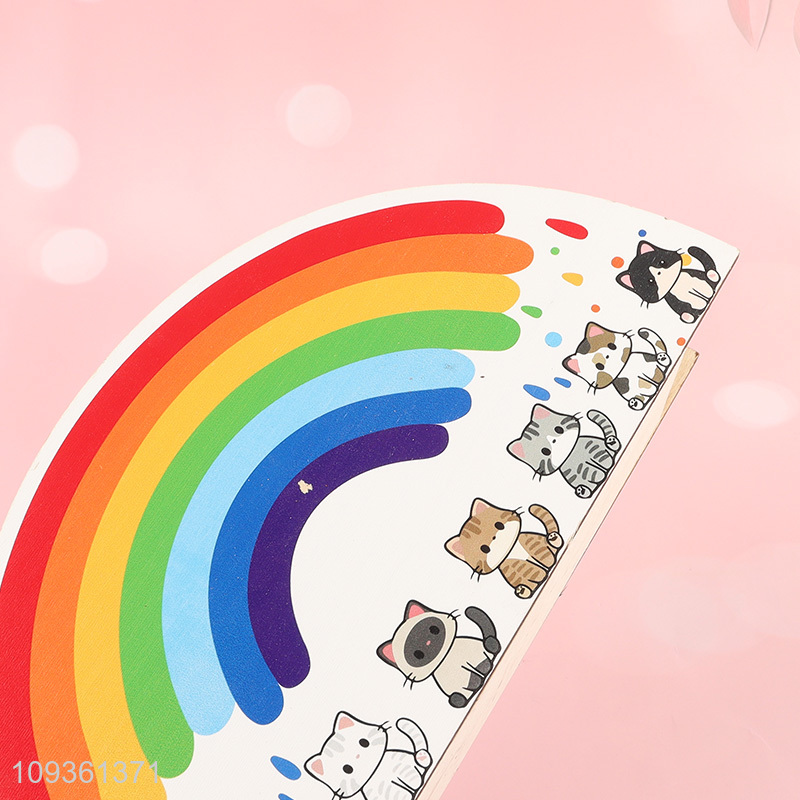 Top products rainbow color kids stationery pen holder