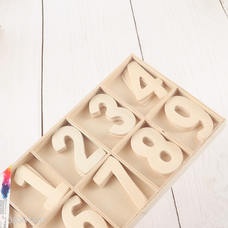 China supplier number series wooden home decor